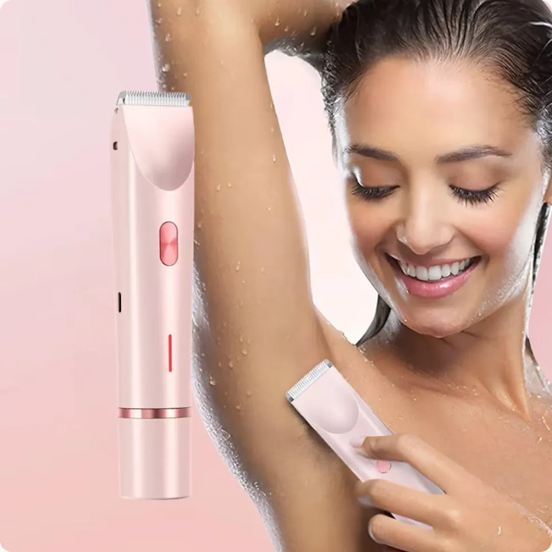DEPILADORA ZENTORA™ 2 EN 1 IMPERMEABLE: ¡SU PIEL SUAVECITA SIN DOLOR, MAE! 🌸✨