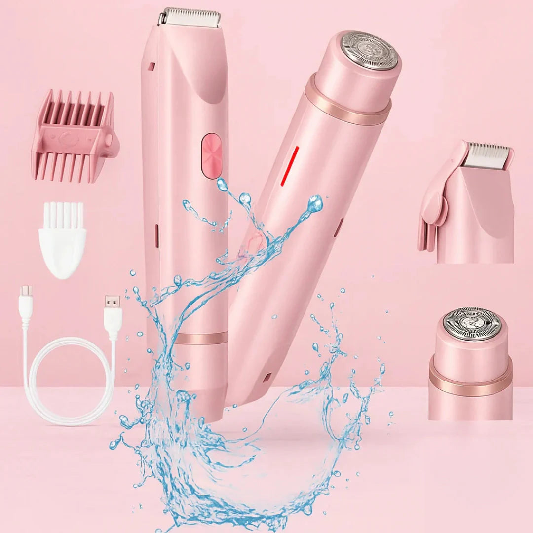 DEPILADORA ZENTORA™ 2 EN 1 IMPERMEABLE: ¡SU PIEL SUAVECITA SIN DOLOR, MAE! 🌸✨