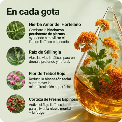 Gotas de Drenaje Linfático — Recuperá Tu Ligereza