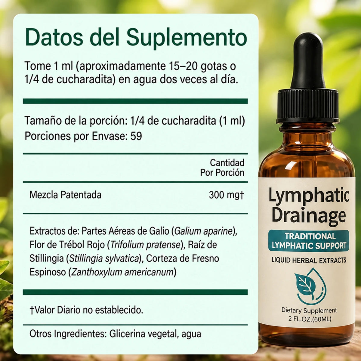 Gotas de Drenaje Linfático — Recuperá Tu Ligereza